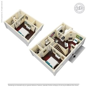 B3 2x2 floor plan